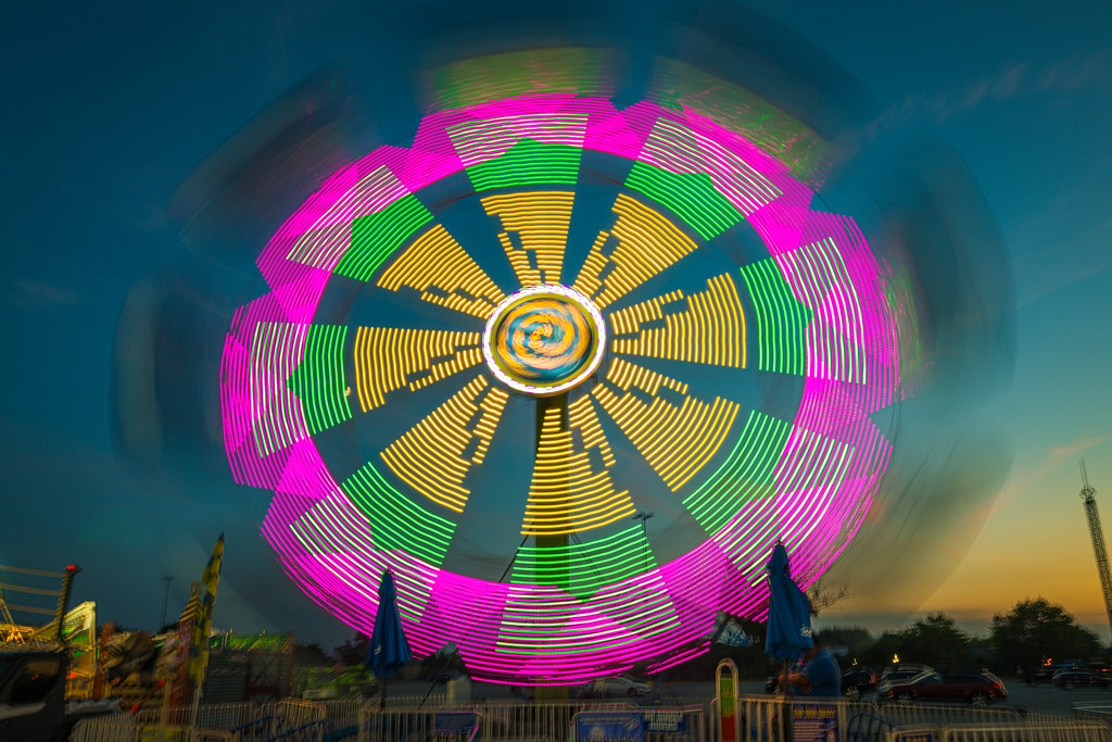 Ferris wheel flower