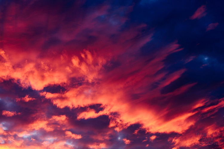 clouds at sunset abstract nature photography