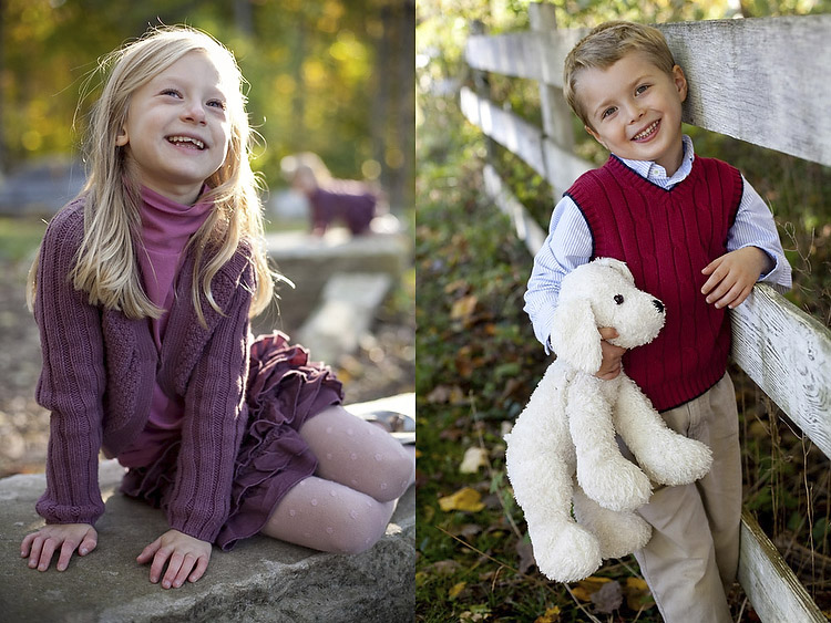 using a reflector child portraits