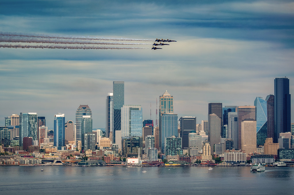 The Blue Angels in Seattle