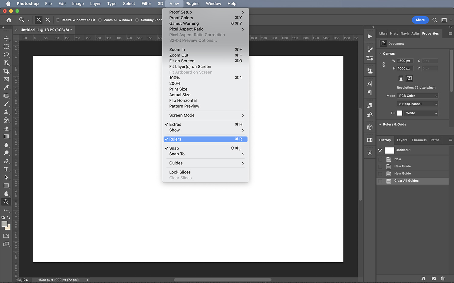 How to create grids and guides in Photoshop