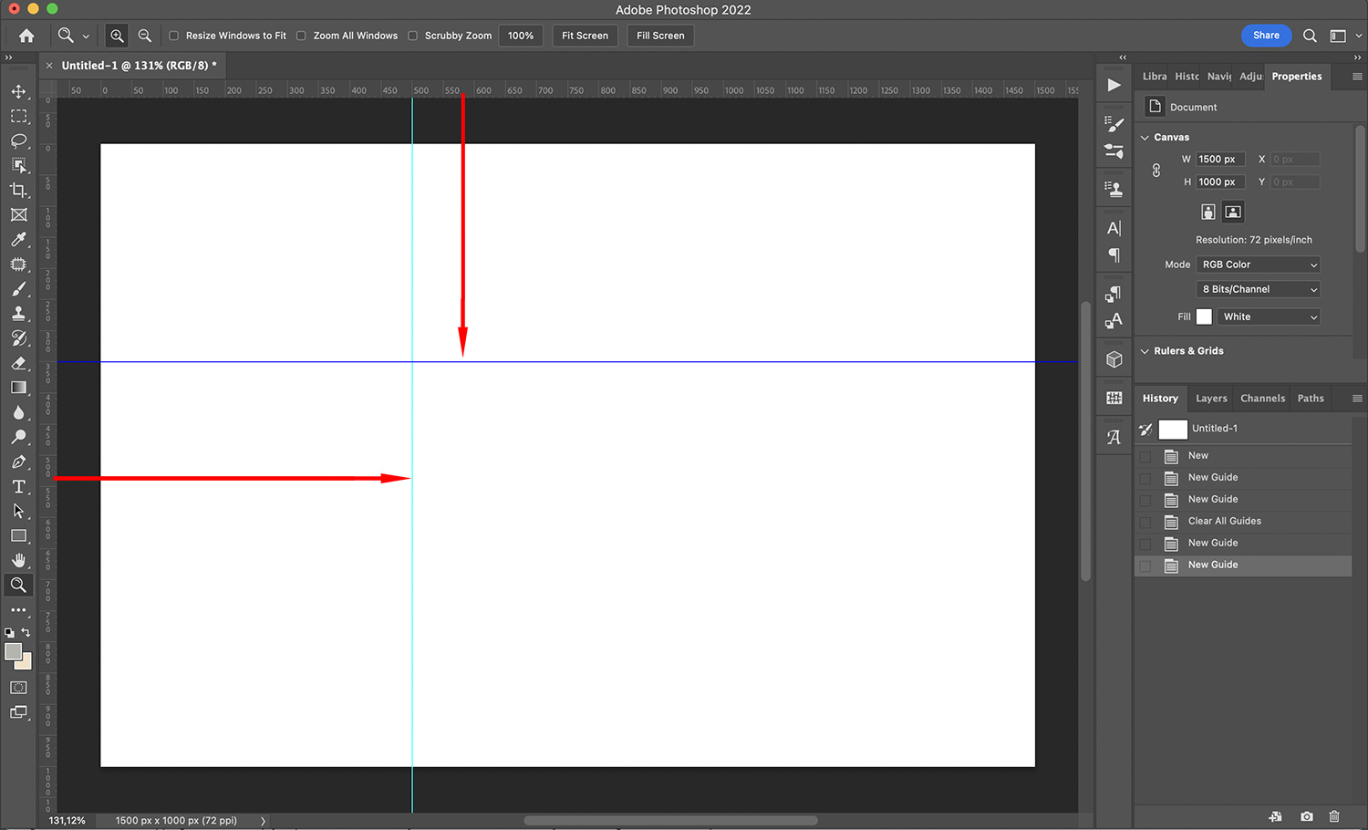 How to create grids and guides in Photoshop