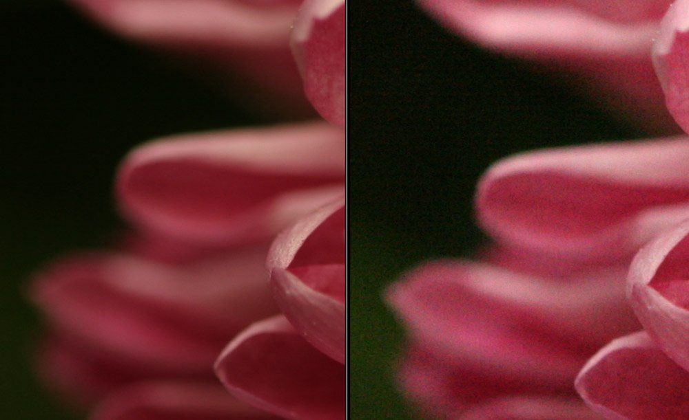 A low ISO and a high ISO comparison