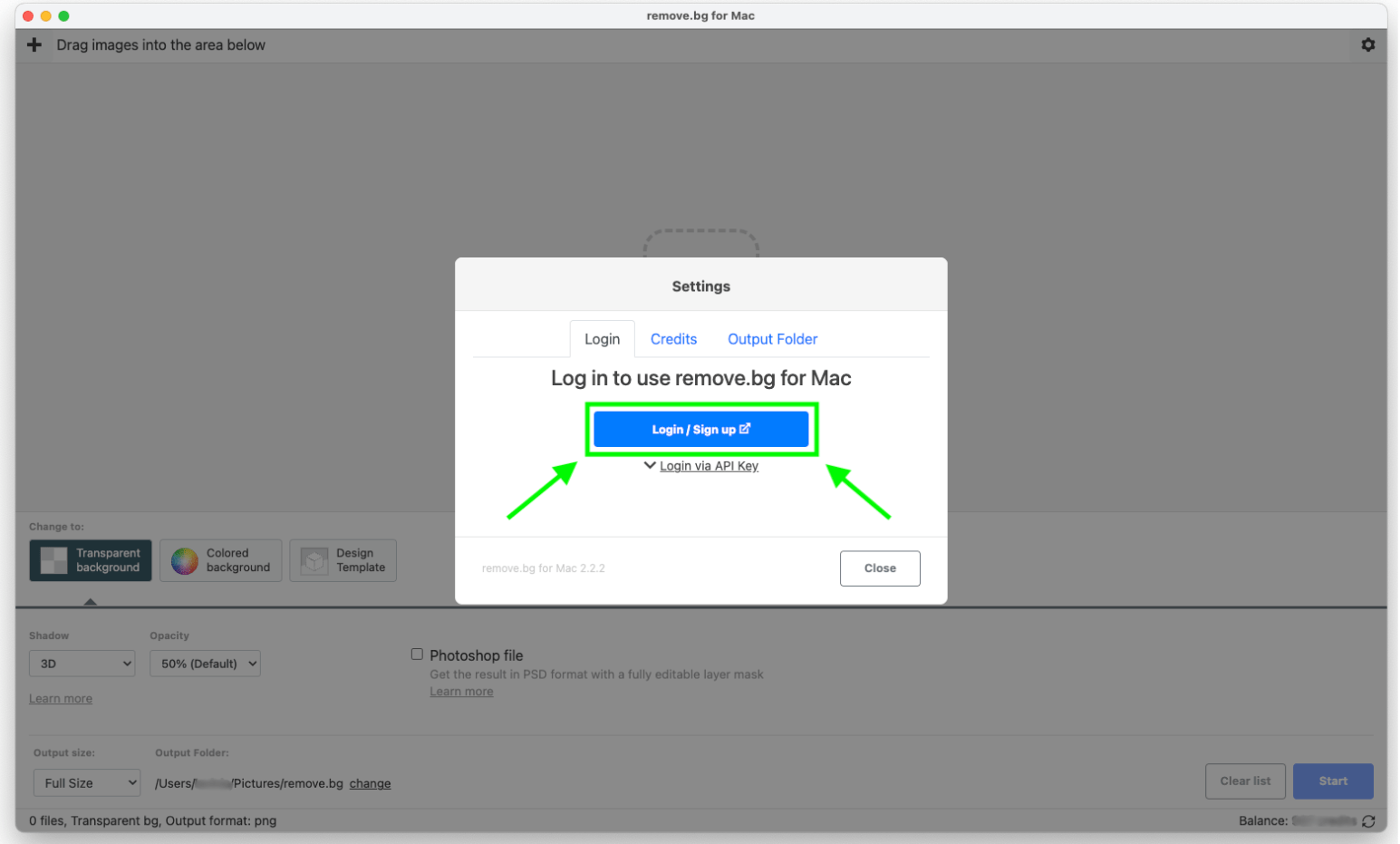 Post production with AI using remove.bg