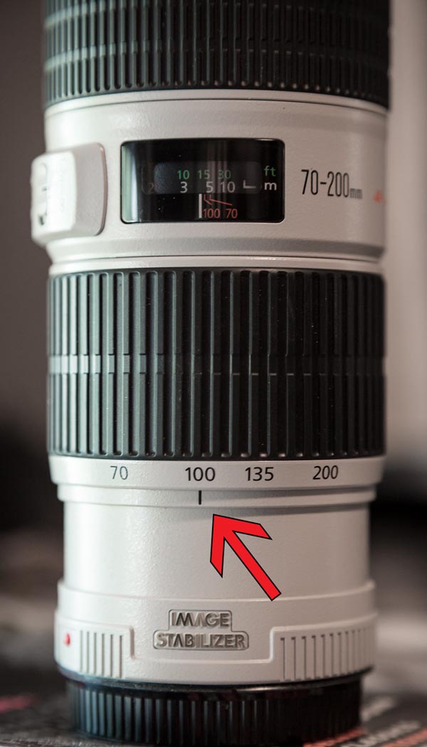 focal length on a lens