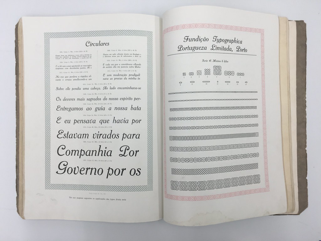 Companhia Industrial do Norte / Fundição Typografica Portugueza, Porto, ca. 1915