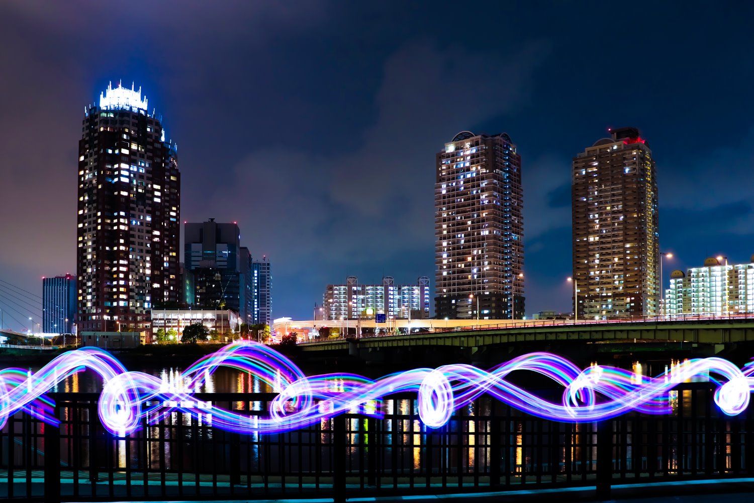 how to shoot light trails