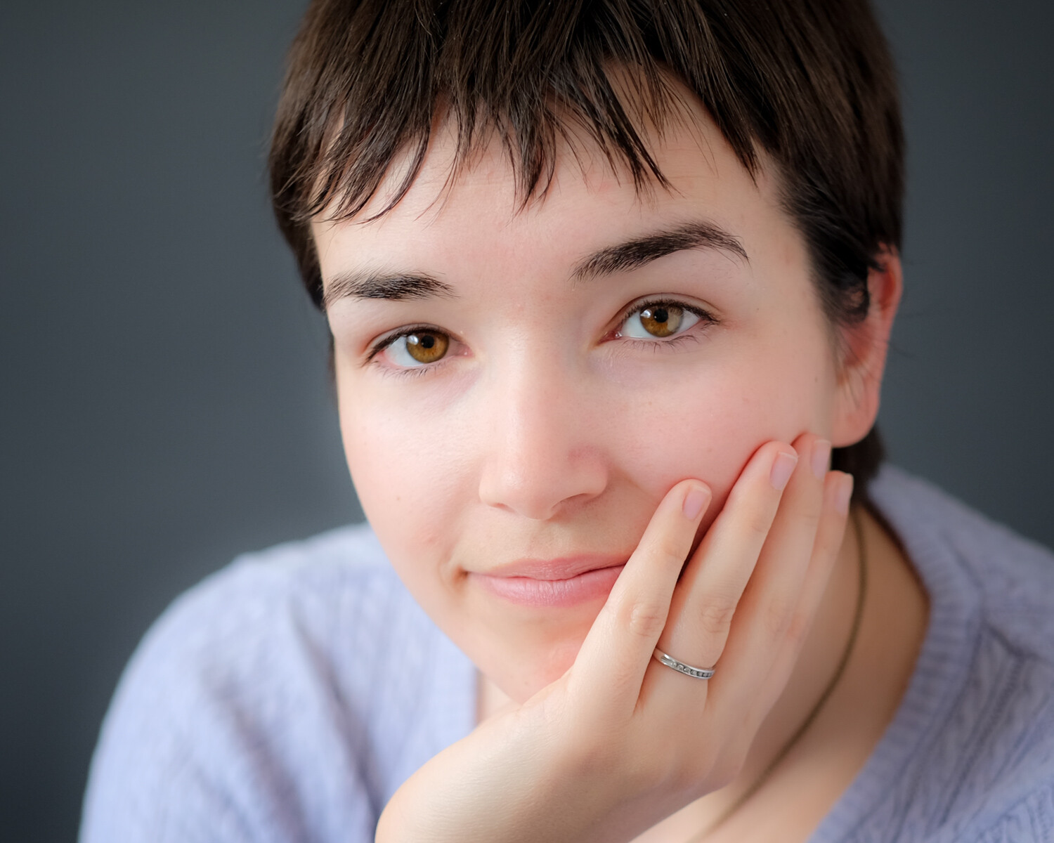 Window-light portrait photography