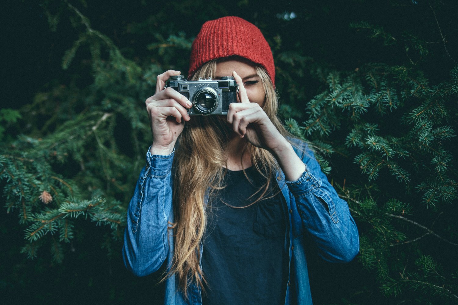 photographer with a camera