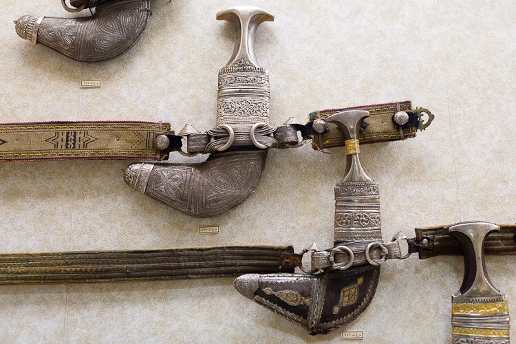 Photographing items through the glass at a museum