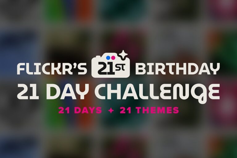 Flickr’s 21 Day Birthday Photo Challenge starts today!