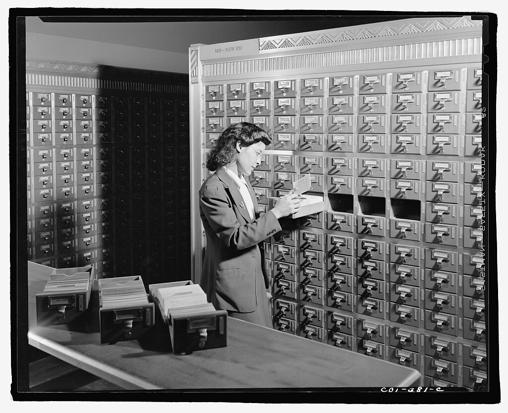 220 Years of the Library of Congress--from cards to computers, recording and retrieving information for all (LOC)