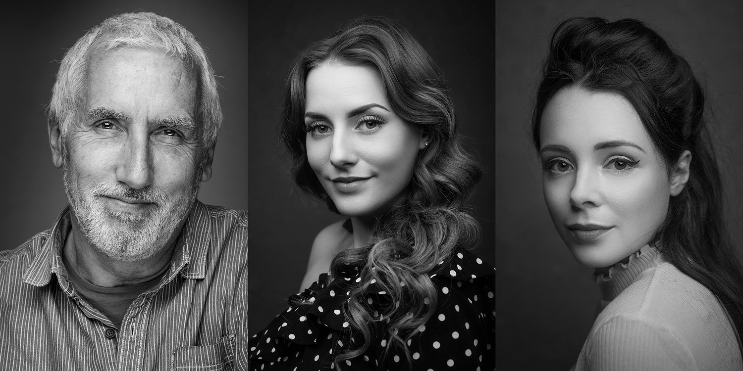 black and white headshot examples