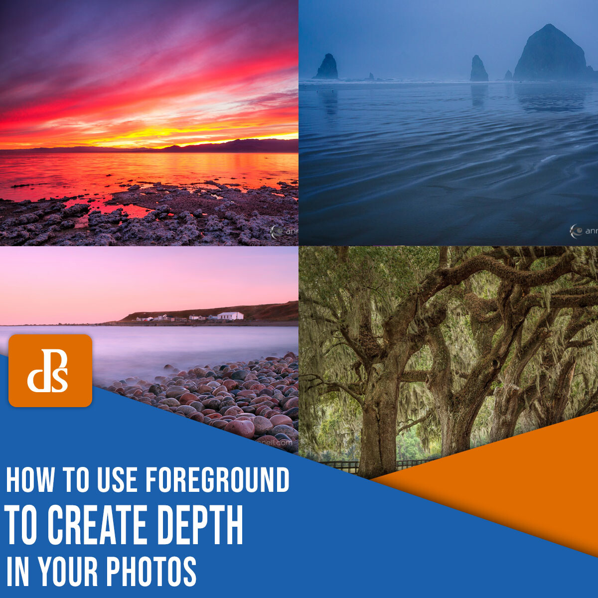 how to use foreground to create depth in your photos