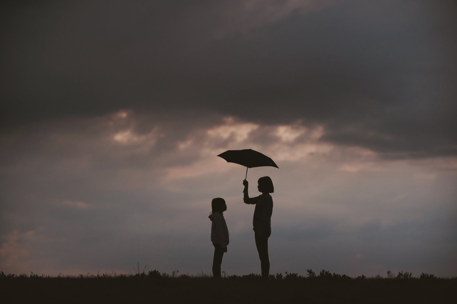 Silhouette photography