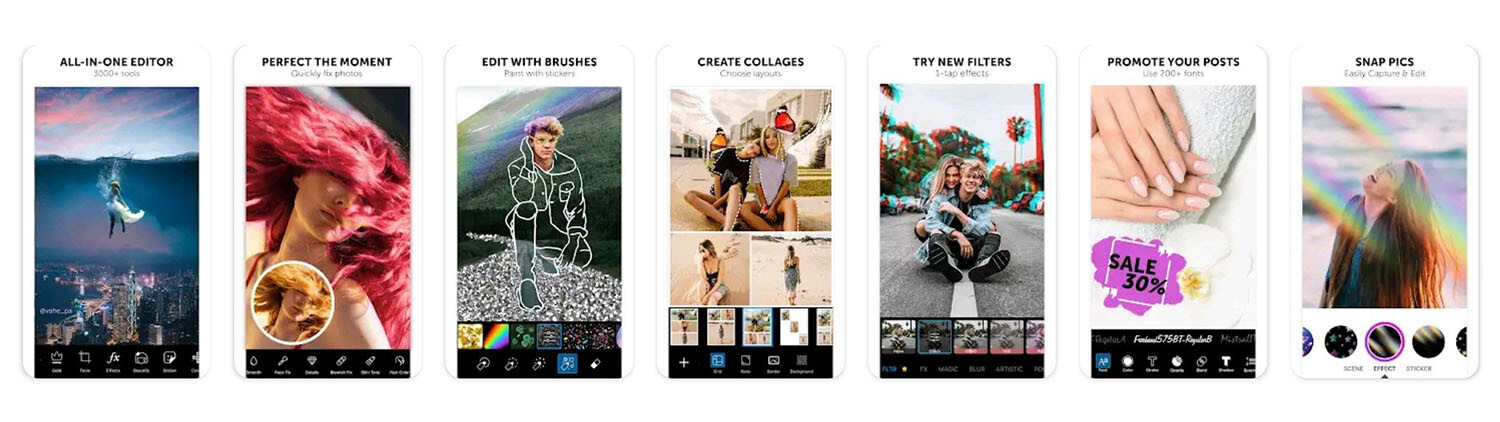 best photo filter apps picsart