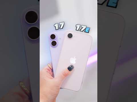 iPhone 17e VS iPhone 17 | What the HECK is the difference??