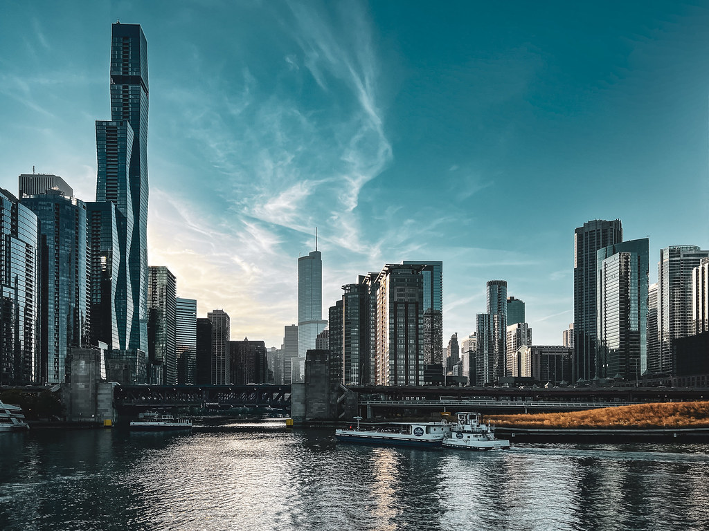 Heading back to the city, away from the lake