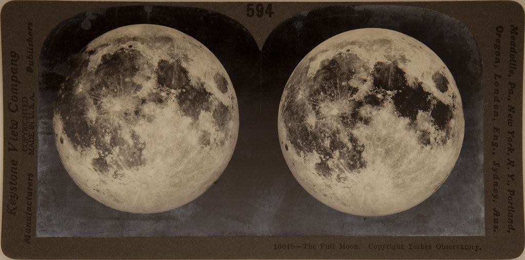 16648 - The Full Moon, Yerkes Observatory