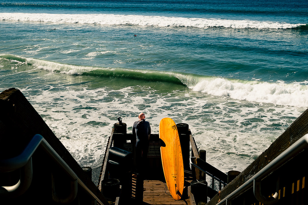 scoping out the waves