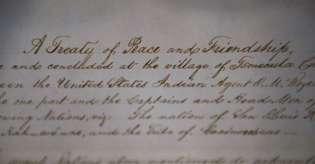 Unratified California Treaty K, 1852 Installation at National Museum of the American Indian