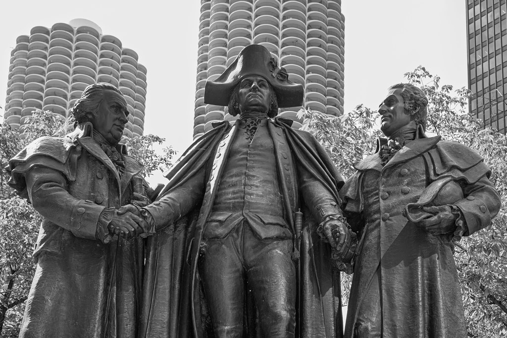 Washington: 'Gentlemen: one day America will invent skyscrapers of steel and concrete for the world, yes steel, that look like giant corn cobs'